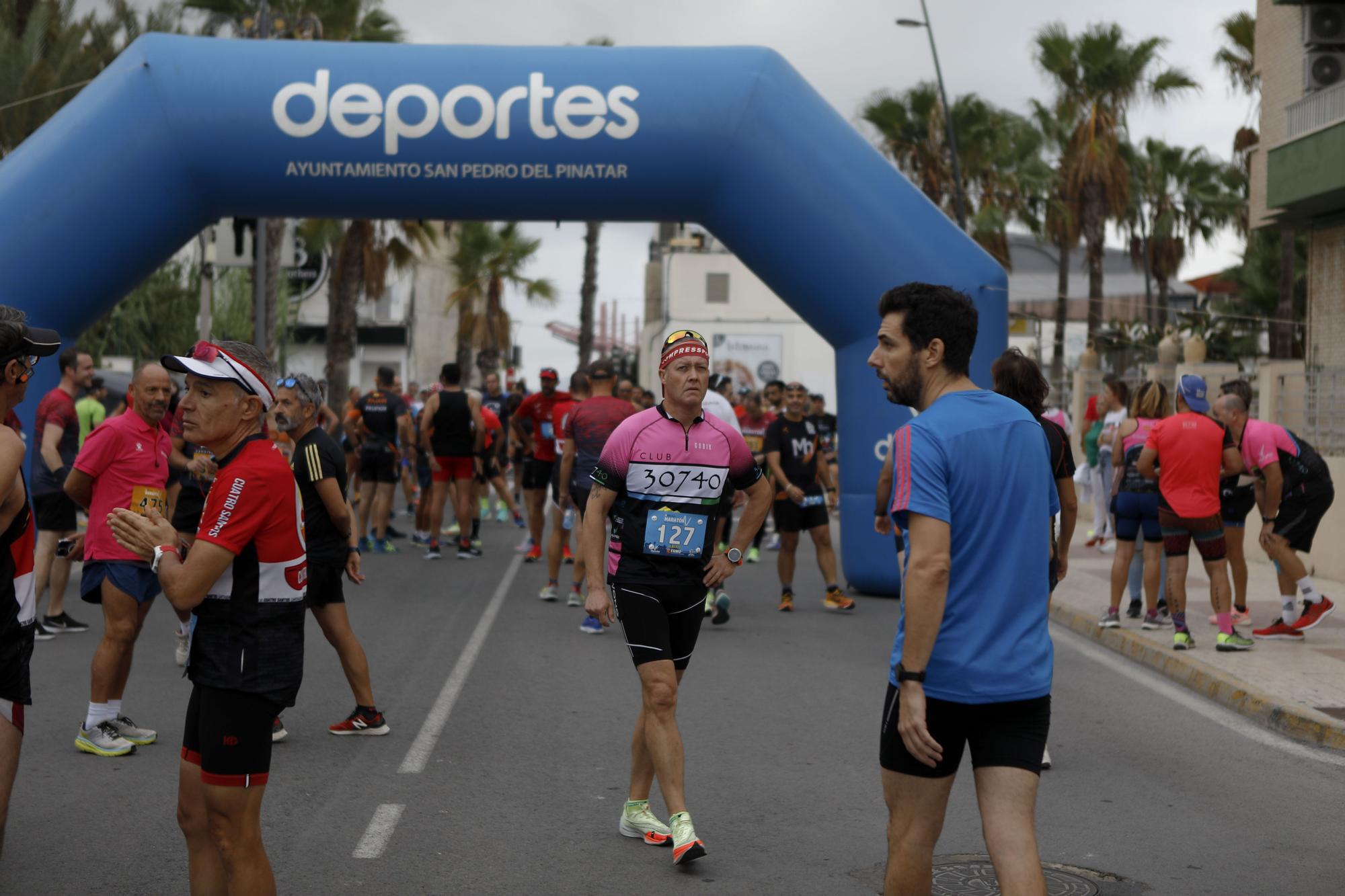 La media maratón Paraíso Salado de San Pedro del Pinatar, en imágenes