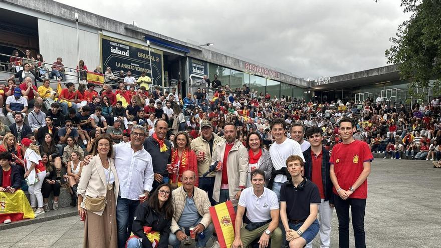 El Concello de Vigo prohíbe la pantalla gigante de la Diputación en Praza da Estrela para ver el España-Bélgica