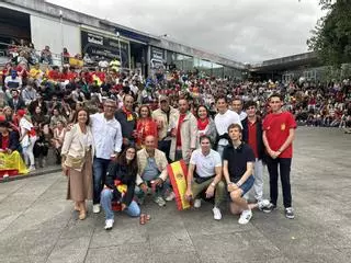 El Concello de Vigo prohíbe la pantalla de la Diputación en Praza da Estrela para ver el España-Bélgica y Luisa Sánchez lo achaca al «sectarismo» del alcalde