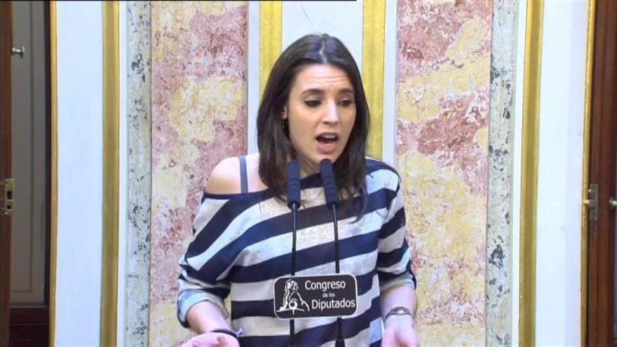 Irene Montero califica de "intolerable" la condena a Rita Maestre