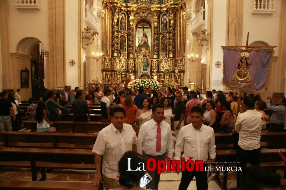 Procesión de la Virgen del Cisne en Lorca