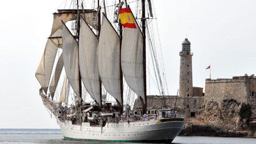 El buque-escuela español &#039;Juan Sebastián de Elcano&#039;