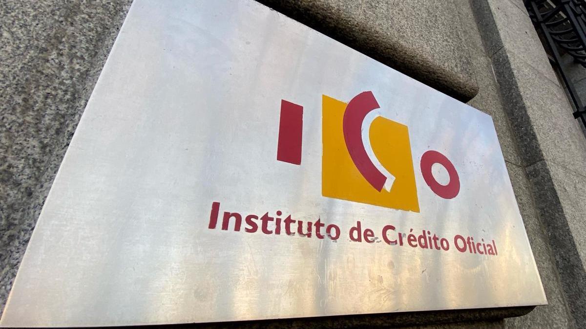 Placa amb el logo de l&#039;ICO