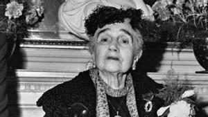 Foto d’Isabel Llorach el 1954, l’any que va morir.