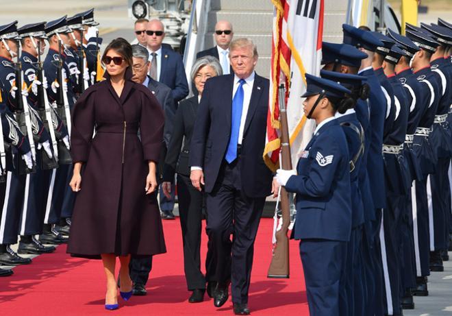 Melania y Donald Trump