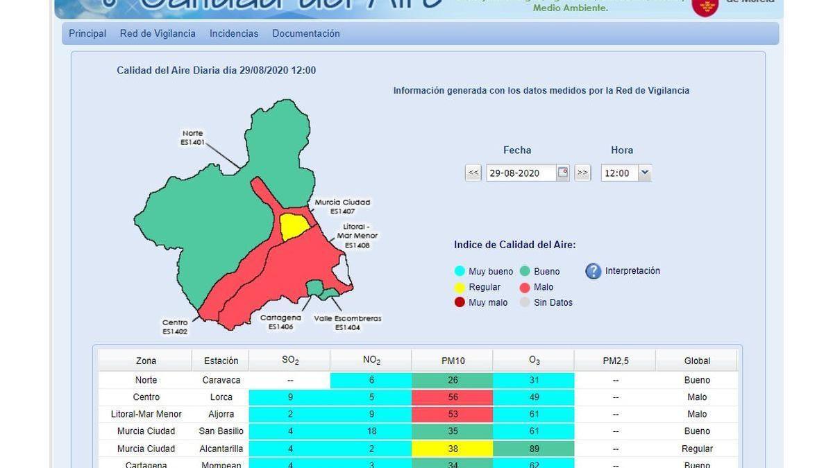 Activado el nivel 1 por contaminación en La Aljorra