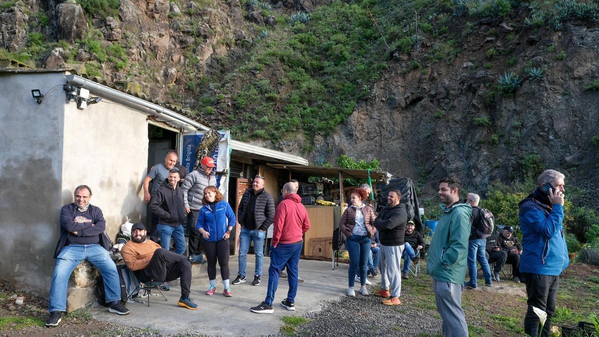 Momentos previos al shakedown de Santa Brígida en el Rally Islas Canarias 2026