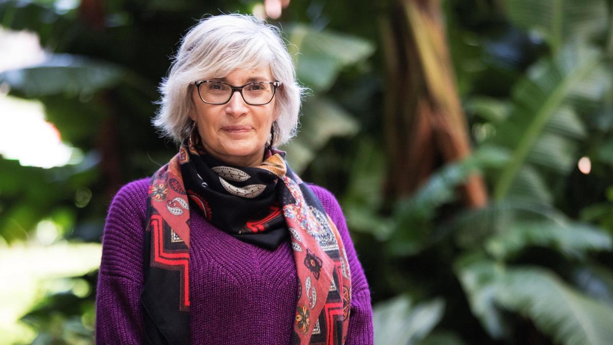 La escritora Núria Pradas, autora de 'Apreciada señora Christie'.