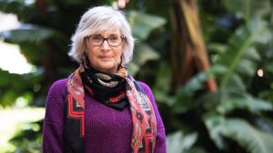La escritora Núria Pradas, autora de Apreciada señora Christie.