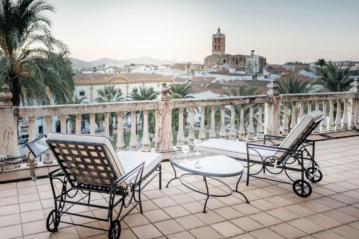 Habitación suite del Parador de Zafra