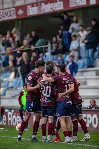 Pontevedra 3-1 Ponferradina: Alain, Alain y Alain