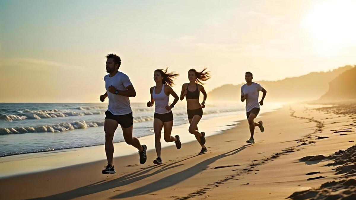 Running en la playa