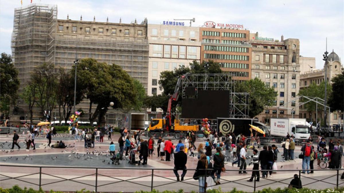 El Ayuntamiento ha multado a quienes pusieron la pantalla