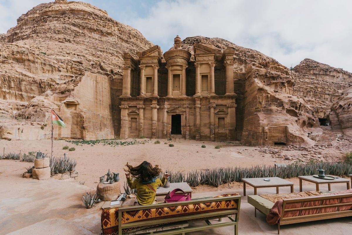 Al Monasterio de Petra, en Jordania