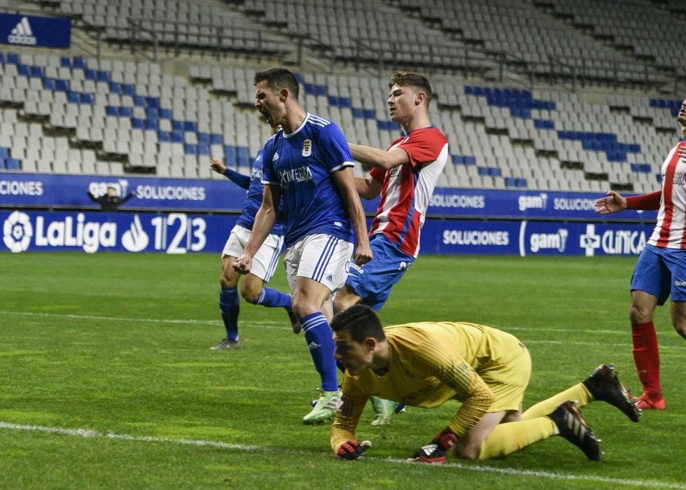 Derbi de filiales entre el Oviedo y el Sporting B