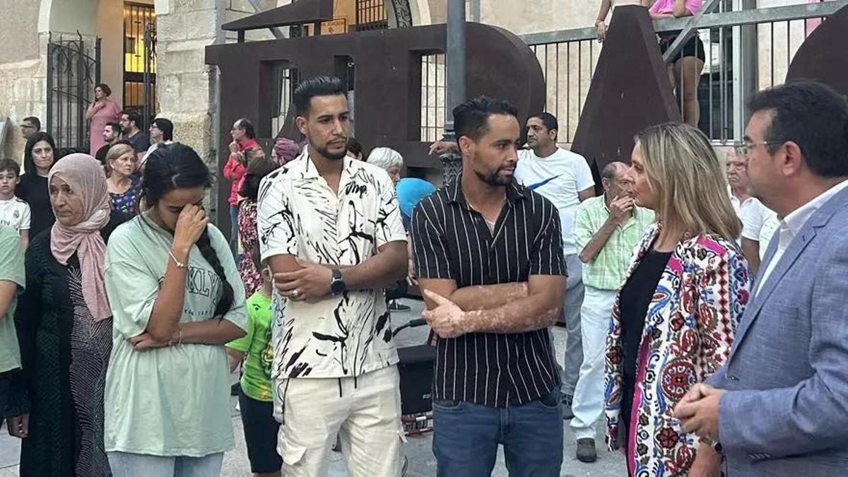 Un momento de uno de los homenajes que se dio a la mujer asesinada en Cieza.