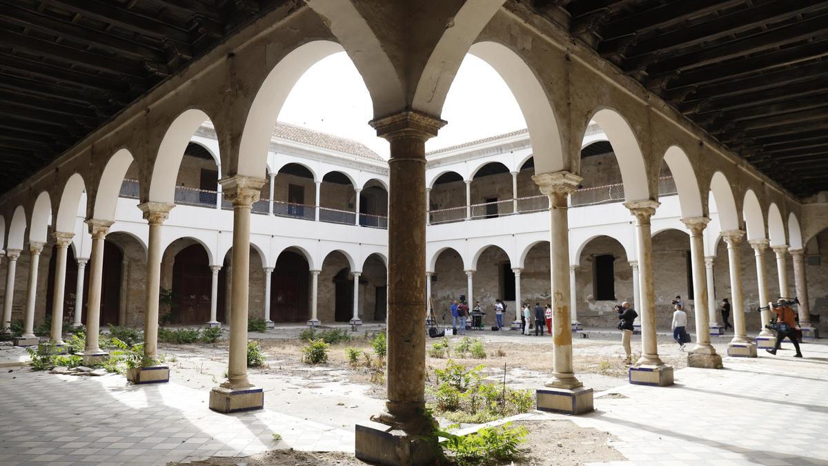 Interior del convento de La Trinidad en abril del pasado 2021.