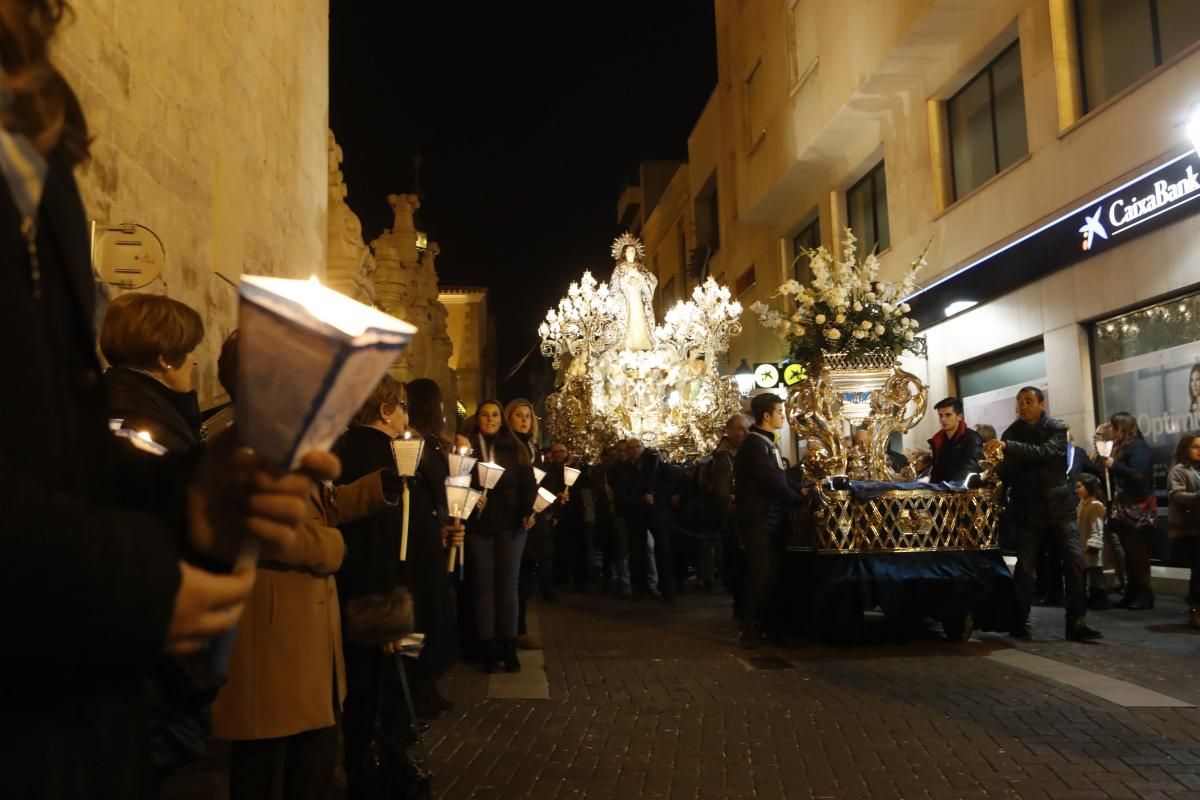 Procesión del farolet de las Purisimeras de Vila-real