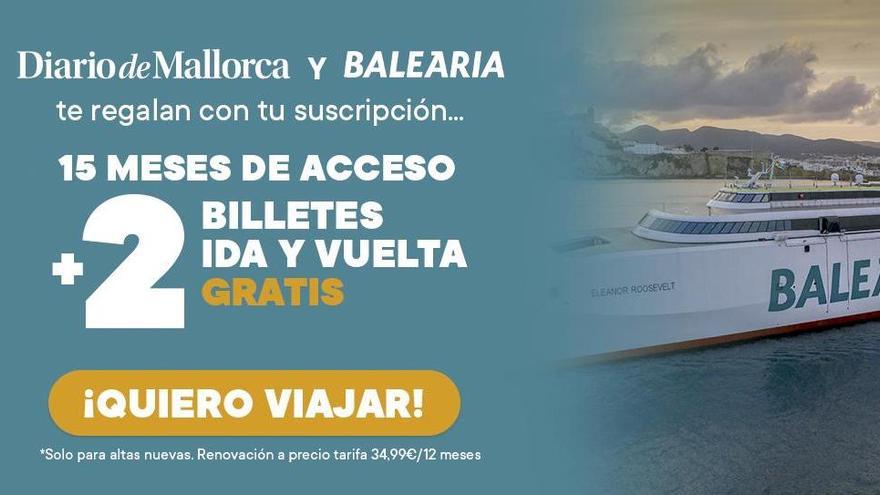 Viaja gratis con Diario de Mallorca y Baleària