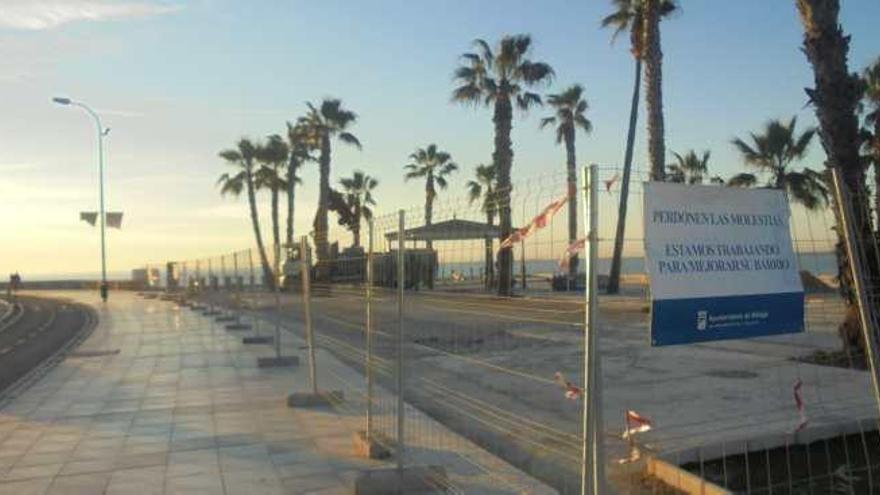 Obras en la explanada del Morlaco.