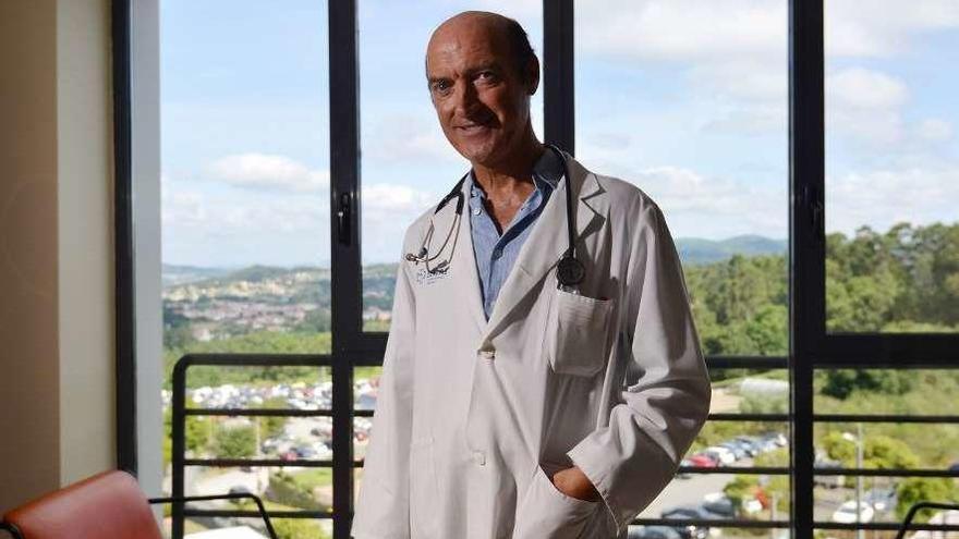 Adolfo Baloira en el Hospital Montecelo de Pontevedra. // Gustavo Santos