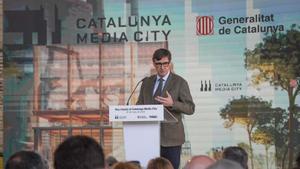 El president de la Generalitat, Salvador Illa, presenta el proyecto Catalunya Media City, un hub audiovisual en las Tres Xemeneies del Besòs