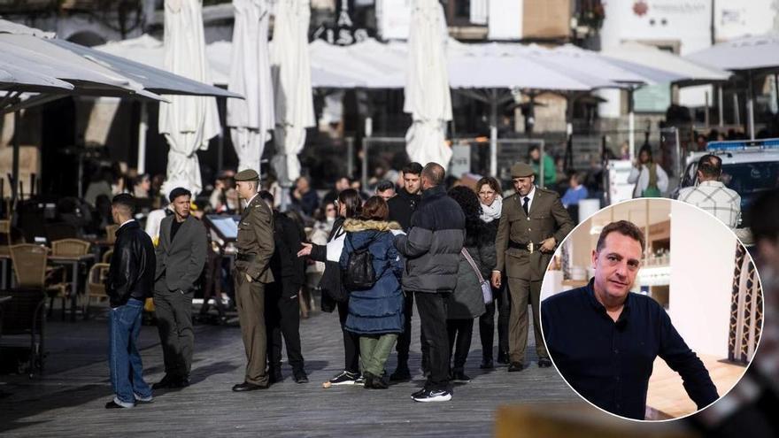 Video | El presidente de Aptuex valora la repercusión en el sector hotelero de la jura de bandera en Cáceres este sábado