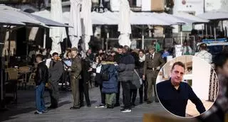 La llegada de miles de visitantes por la jura de bandera impulsa al sector hotelero y a la hostelería de Cáceres: "Es un respiro en un mes especialmente malo"