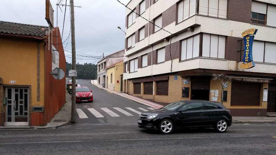 Vista del tramo en el que el condenado colocó barras de aluminio, un rastrillo y dos tableros con puntas.