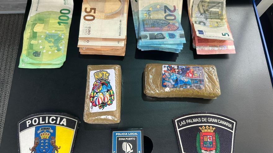 Pillado un motorista que intentó fugarse con 3.000 euros en efectivo en Las Palmas de Gran Canaria