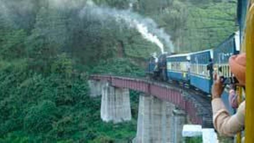 Un tren de montaña indio.