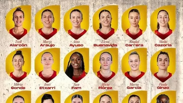 Carrera, Buenavida, Flórez, Pueyo y Araújo estarán con España en la preparación del Mundial