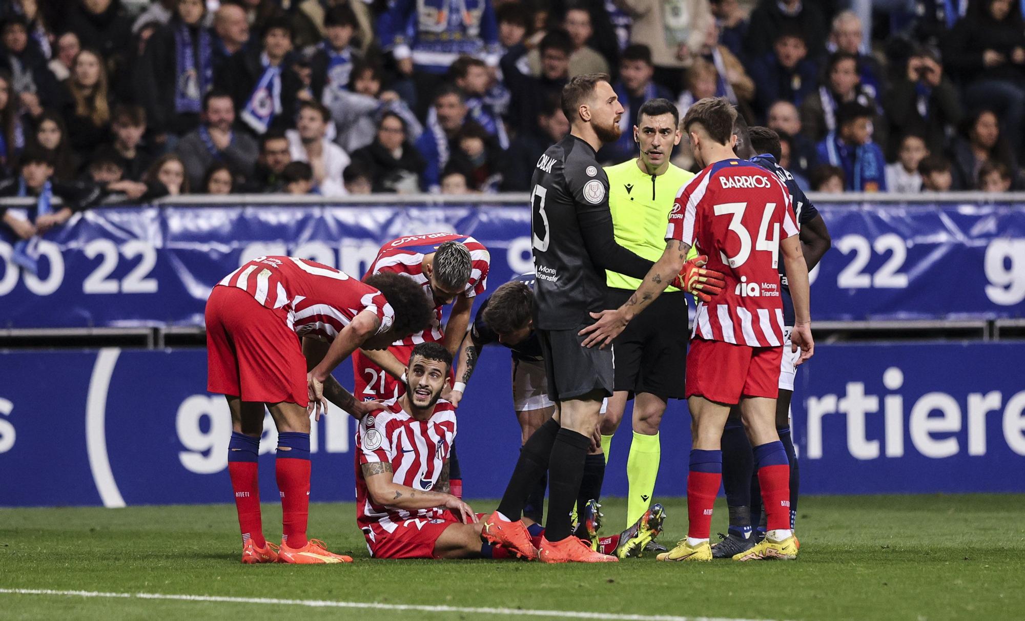 En imágenes: así fue el duelo copero entre el Real Oviedo y el Atlético de Madrid