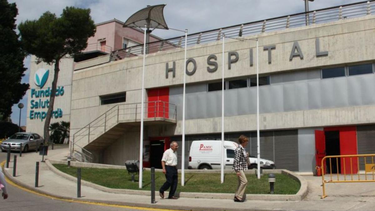 L’exterior de l’hospital de Figueres en una imatge d’arxiu