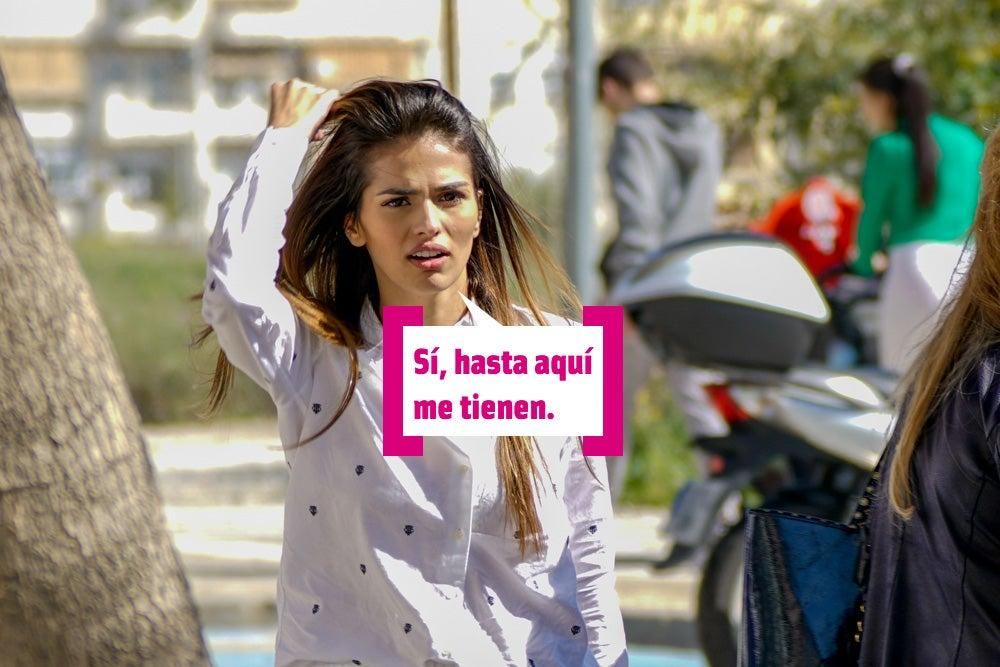 Sara Sálamo por la calle