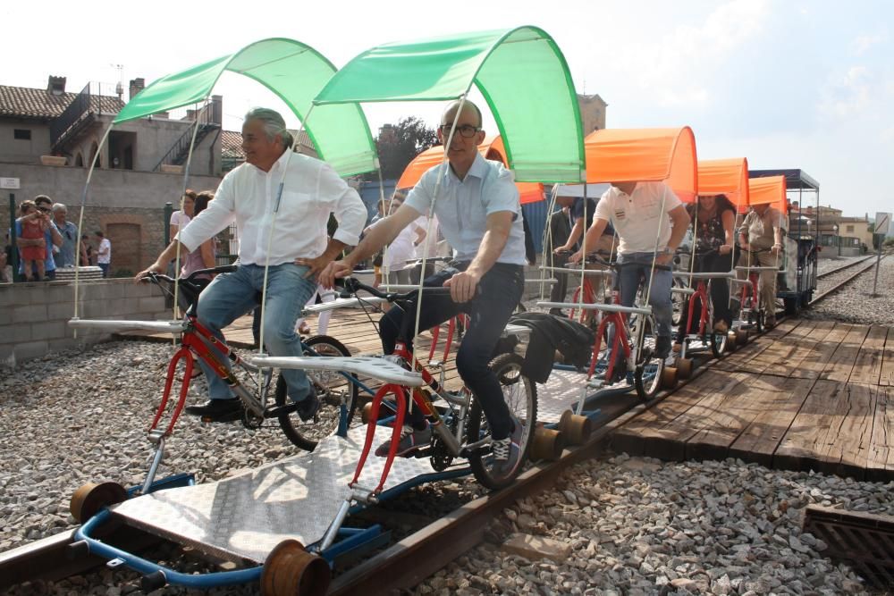 El nou Ecorail s''estrena com a motor turístic del Cardener