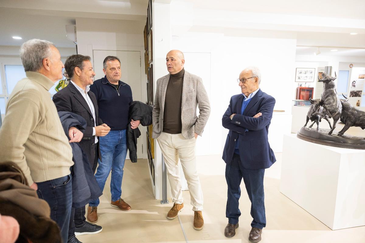 Visita de José Luis y Alberto Ramírez al Museu del Bou de Burriana
