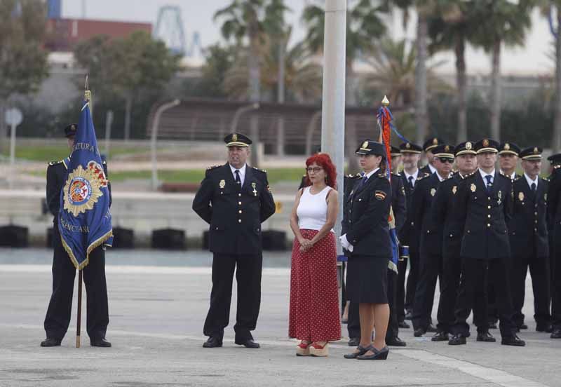 Celebración del día de la Policía Nacional en València