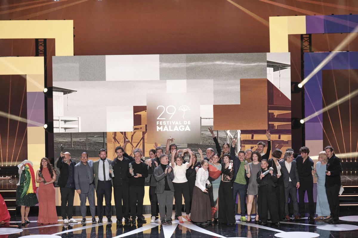 Gala de clausura del 29 Festival de Cine de Málaga en el Teatro Cervantes
