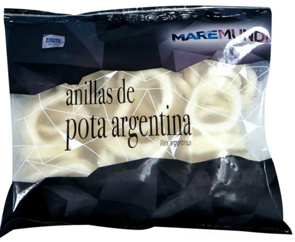 Anillas de pota de Maremundi, una marca de Fandicosta