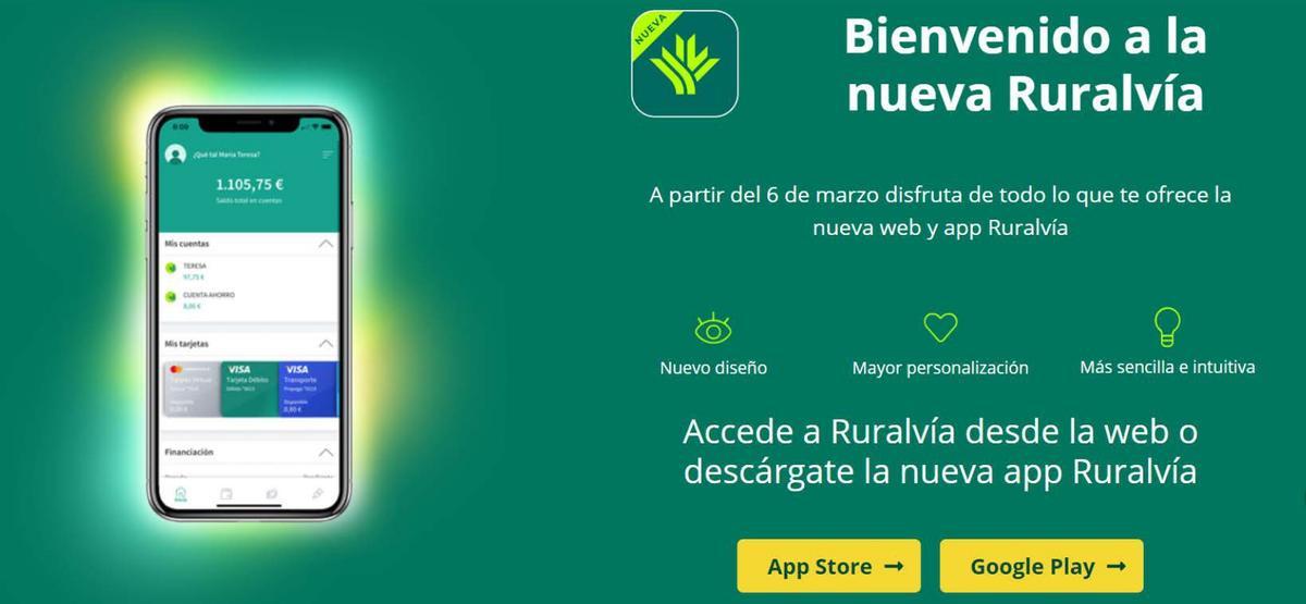 Nueva app de Caja Rural del Sur.