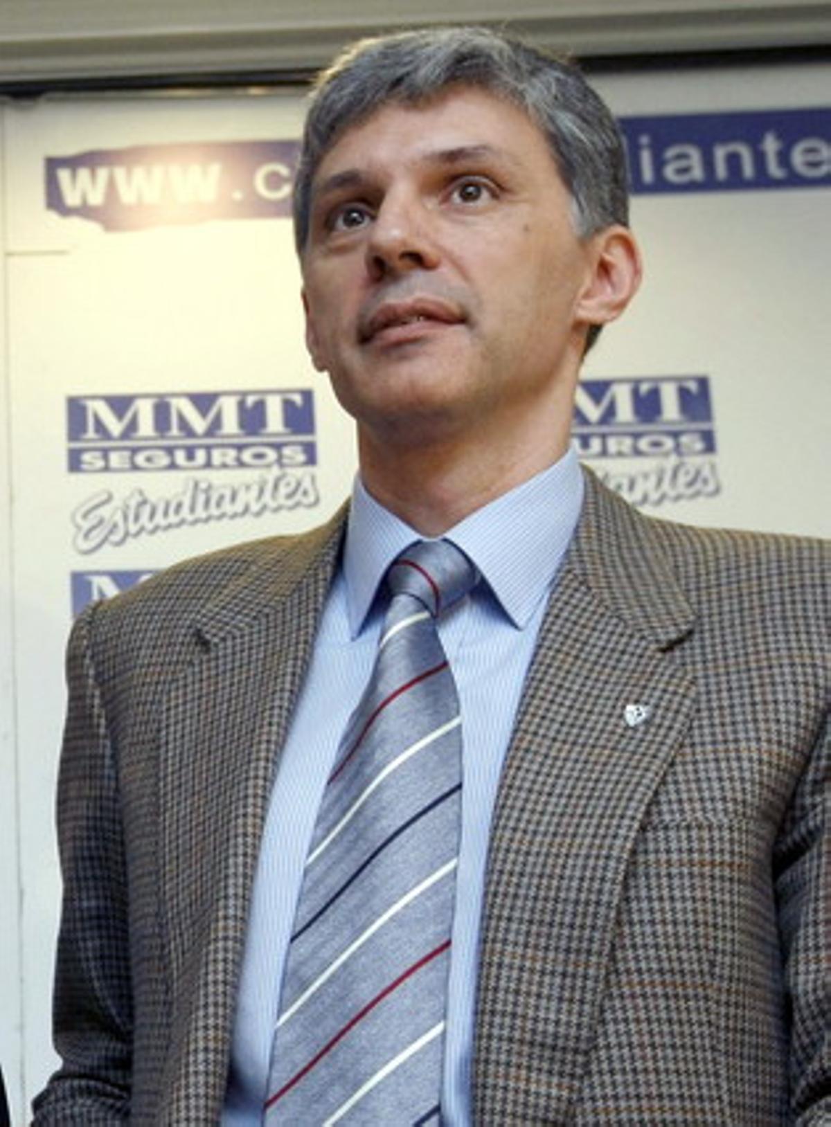 Carlos Montes, l’exjugador de bàsquet mort aquest dissabte, en una fotografia del juny del 2008. Carlos Montes, l’exjugador de bàsquet mort aquest dissabte, en una fotografia del juny del 2008.