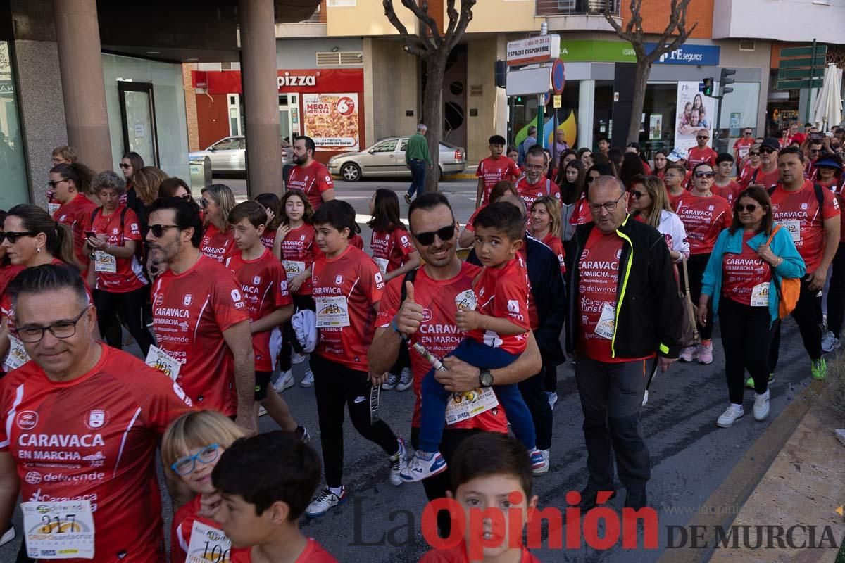 Marcha de la ONG Delwende en Caravaca