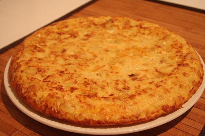 Tortilla de patatas con calabaza