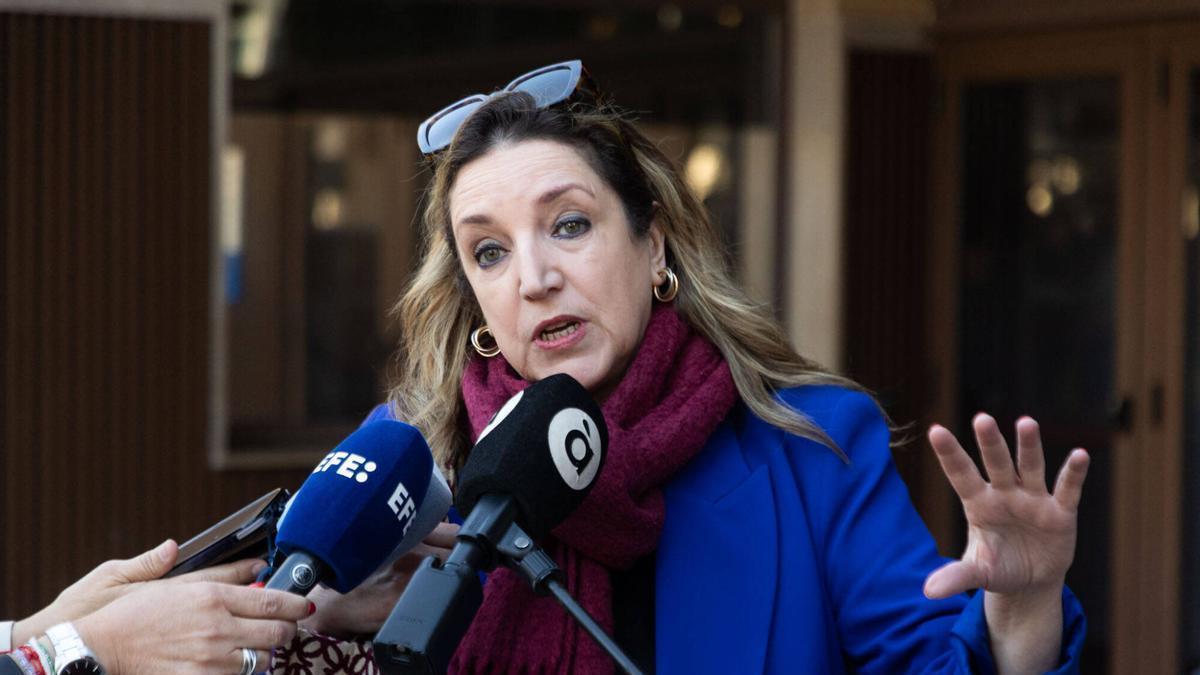 Victòria Rosselló, jefa de meteorología de À Punt, tras declarar ante el juez