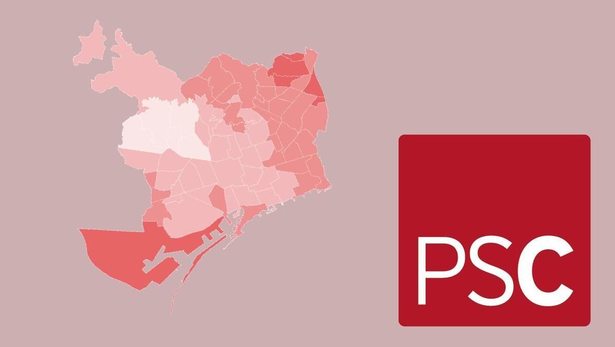 Mapa | Els barris de Barcelona on se la juga Jaume Collboni en les eleccions municipals