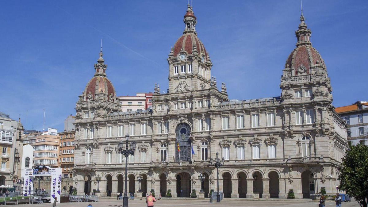 Sede del Concello de A Coruña, el que mayor deuda viva acumula de Galicia