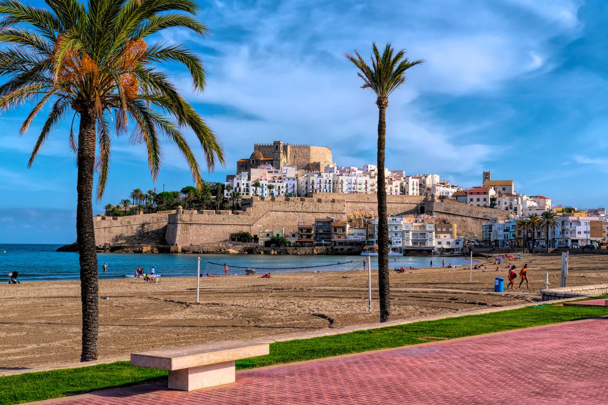 Vista del Castillo de Peñíscola.