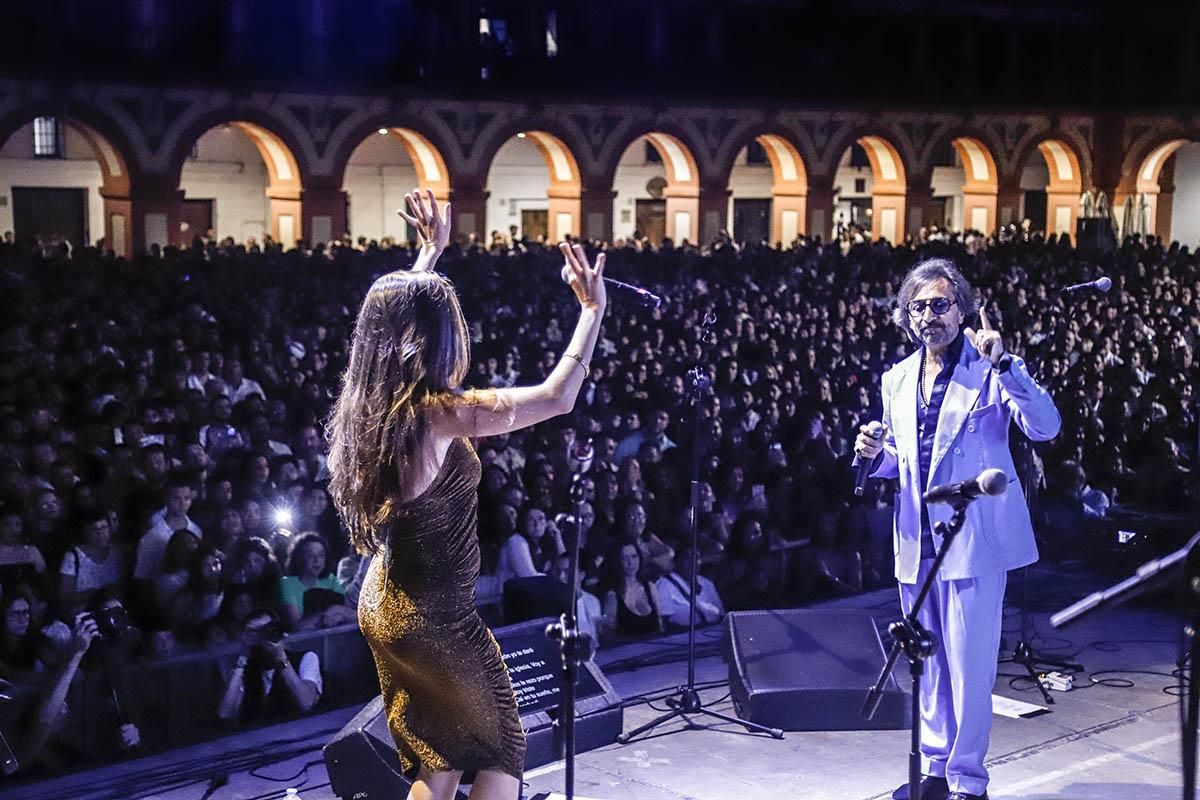 Antonio Carmona en la plaza de la Corredera