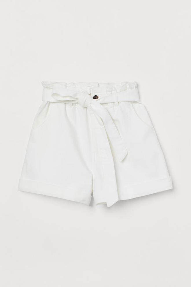 Los shorts total white